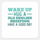 Search for sheepdog stickers Old english sheepdog