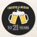 Search for 21st birthday coasters Beer