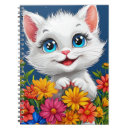 Search for kitten cartoon notebooks Kawaii