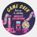 Search for arcade stickers Gaming party