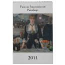 Search for famous painting calendars Impressionist