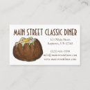 Search for potato business cards Restaurant