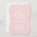 Search for trendy baby girl shower invitations Minimalist