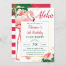 Search for flamingo luau invitations Aloha