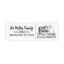 Search for boo return address labels Halloween