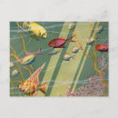 Search for vintage fish postcards Coral