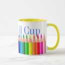 Search for coloured pencils mugs Fun