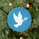 Search for white dove christmas tree decorations Blue