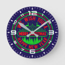 Search for happy new year clocks Festive