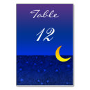 Search for sky blue table cards Moon