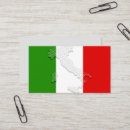 Search for italy business cards Flag of italy