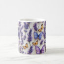 Search for lilac butterflies mugs Lavender
