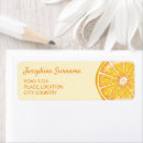 Search for fruits return address labels Yellow