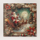 Search for old fashioned christmas puzzles Santa