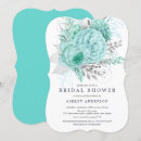 Search for aqua silver invitations Modern