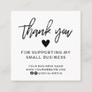 Search for simple black and white business cards Square