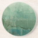 Search for green coasters Watercolor
