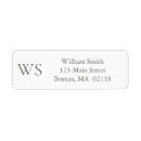 Search for charcoal grey return address labels Minimalist
