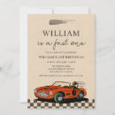 Search for fast one birthday invitations Cute