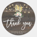 Search for wood wedding stickers Typography