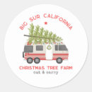 Search for vintage camper stickers Christmas tree