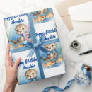 Search for sea otters wrapping paper Ocean
