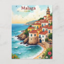 Search for malaga postcards Watercolor