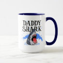 Search for daddy shark mugs Funny