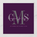 Search for purple and gray wedding invitations Dark