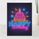 Search for neon birthday cards Fun