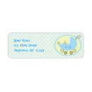 Search for stroller return address labels Blue
