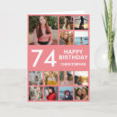 Search for 74th Seventy fourth birthday