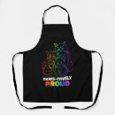 Search for rainbow paw aprons Pride