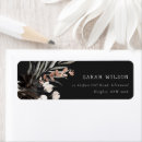 Search for goth wedding return address labels Botanical