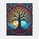 Search for tree of life blankets Floral