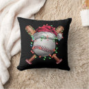 Search for baseball cushions Santa