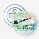 Search for happy new year bottle openers Santa