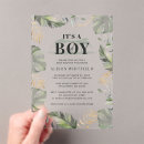 Search for palm leaves baby shower invitations Giraffe