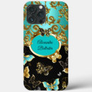 Search for teal damask iphone cases Black