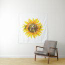 Search for sunflower tapestries Yellow