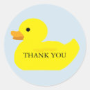 Search for rubber duck thank you stickers Birthday