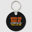 Search for and god said key rings Funny