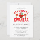 Search for kwanzaa celebration invitations Red