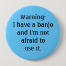 Search for banjo badges Funny