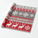 Search for christmas sweater wrapping paper Reindeer