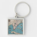 Search for antique map key rings Cartography
