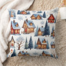 Search for christmas village cushions Pine trees