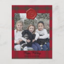 Search for gingham monogram postcards Merry christmas