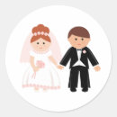 Search for just married couple stickers Bride and groom