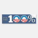 Search for percentages bumper stickers Obama